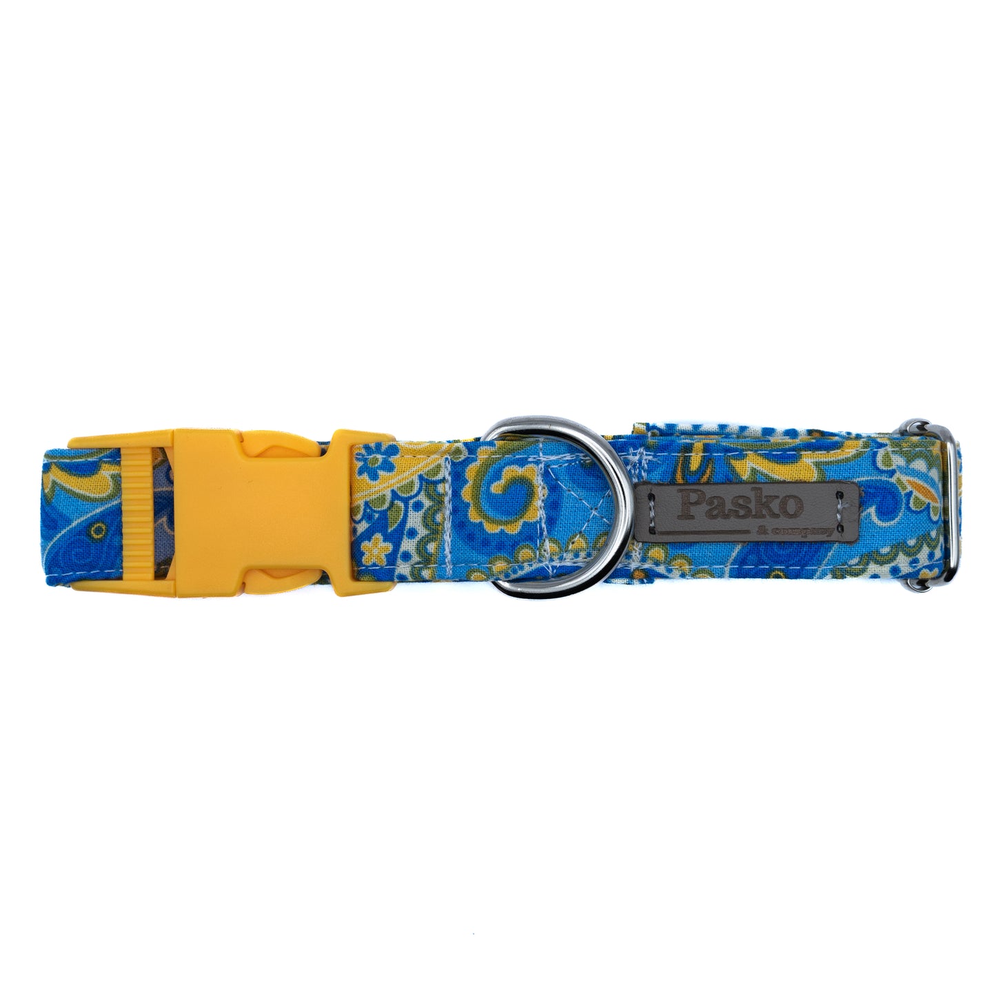 Blue and Yellow Paisley