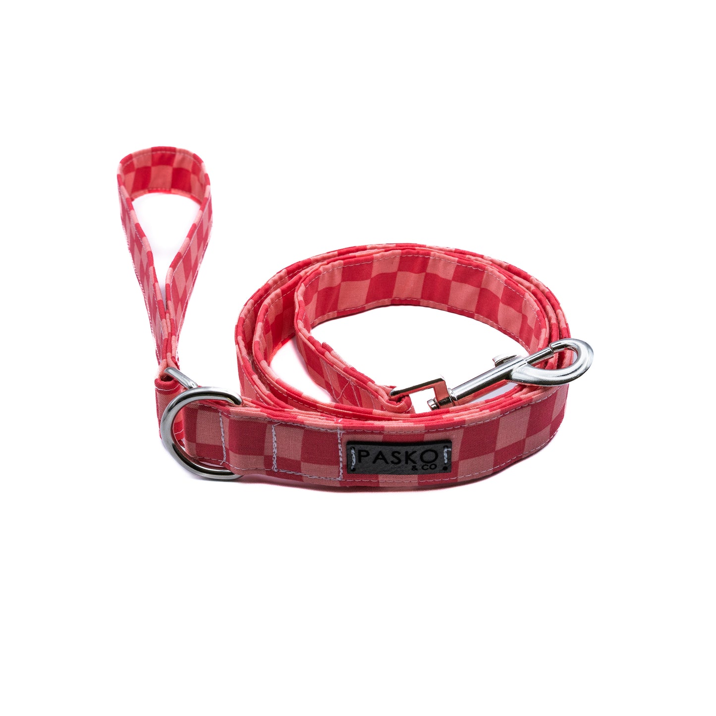 Pink Checkered Leash
