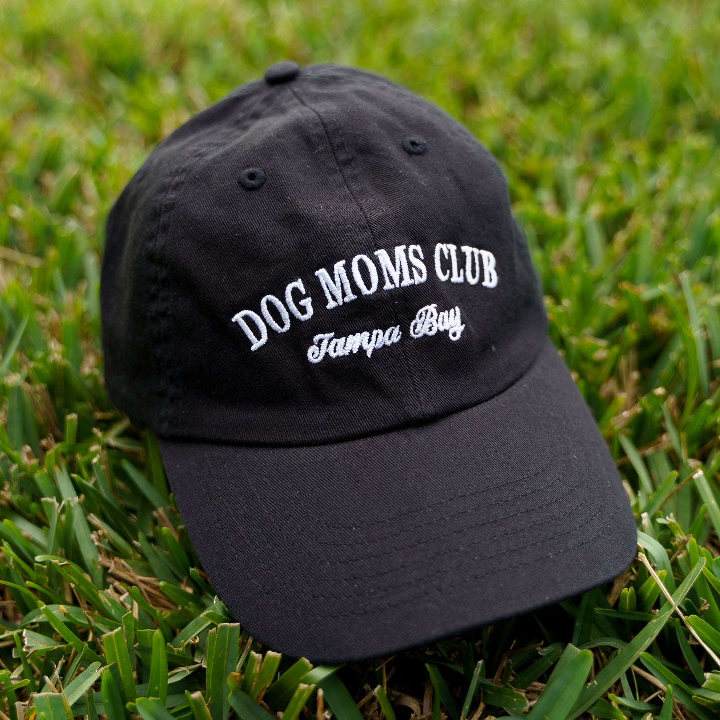 Dog Moms Club Hat - Black