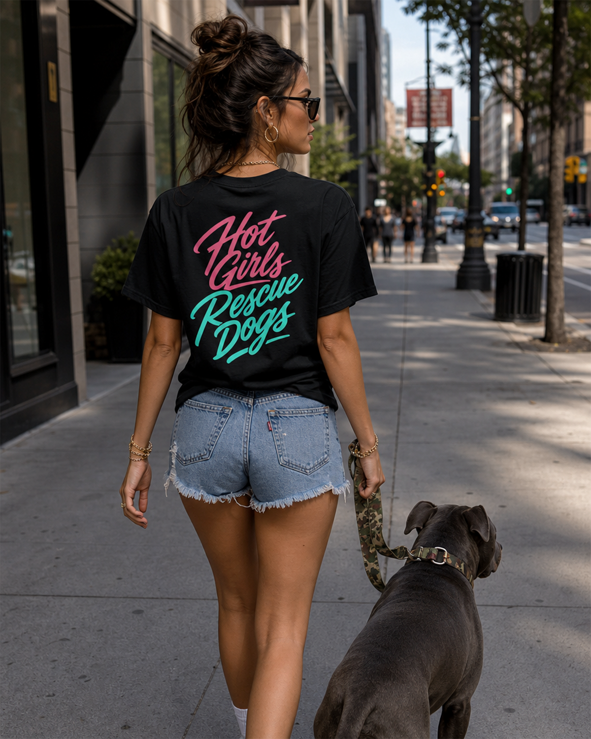 Hot Girls Rescue Dogs