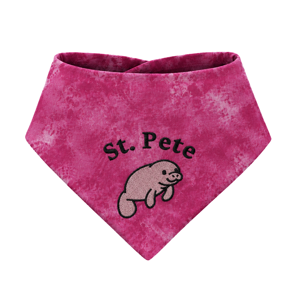St. Pete Manatee Embroidered - Pink